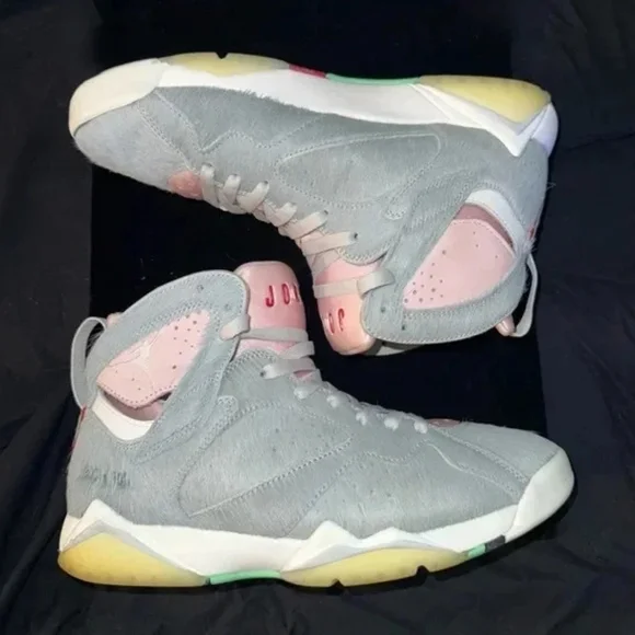 Nike Air Jordan 7 Retro SE "Hare" Bugs Bunny Shoes CT8528-002 Men's Size 8.5 - Picture 5 of 14